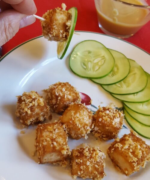 crispy tofu nuggets